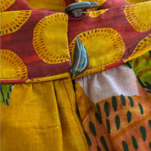 FARM Rio Summer Dream Linen-Blend Maxi Dress- White Lotus Vibes- Large! - Picture 4 of 12